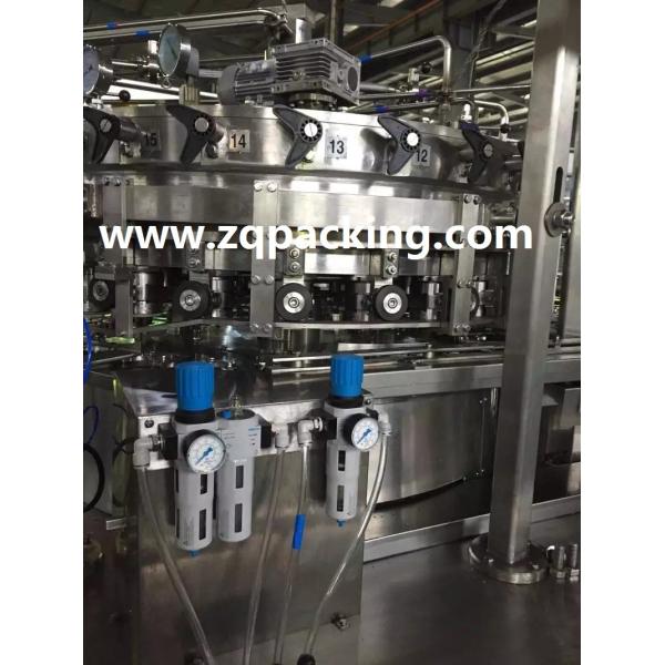 Fully Automatic 250ml aluminum can filling machine 2 in 1 filling machine canning machine