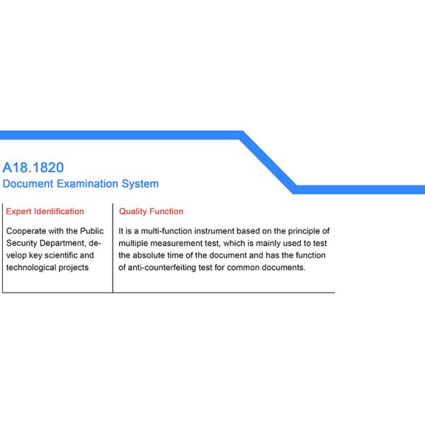A18.1820 Forensic Comparison Microscope Document Examination Analyzer Wooden Packing