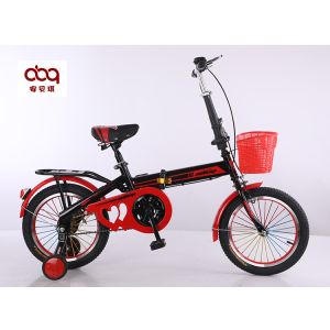 Quality 16 Inch Mini Children Folding Road Bike Lightweight Single Speed for sale