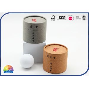 China Gold Hot Stamping Paper Tube Gift Box Soy Candles Package on sale