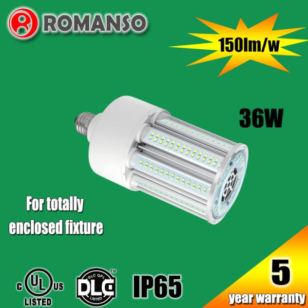 360 Degree Ul Dlc Led Corn Bulb For Retrofit HID Post Top Lamp 36w 45w , Long Lifespan