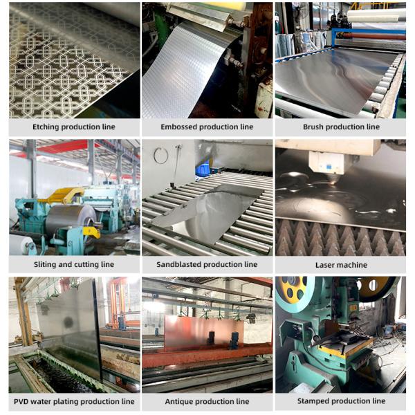 Custom Embossed SS Sheet 1mm Stainless Steel Plate For Construction