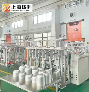 China Aluminium Silver Foil Container Machine For Mid East Market on sale