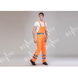 Lightweight Construction High Visibility Clothing , Reflective Safety Apparel