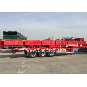 High Side Wall Semi Trailer With 2/3/4 Axles And Spare Tire Carrier