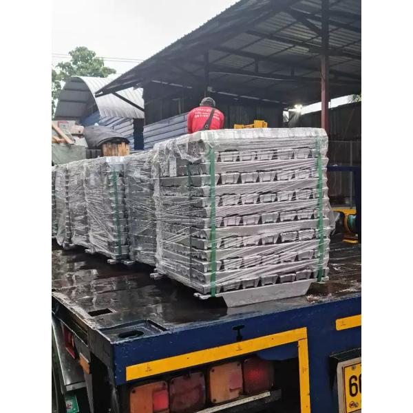 Smooth Surface Aluminium Ingot A7 SGS ISO Aluminium Ingot Adc12