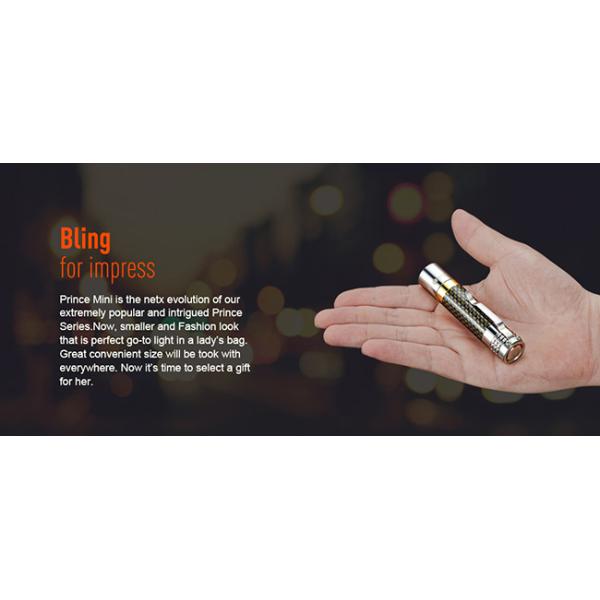 Super Brightness Mini LED Flashlight Light Weight 1 X 14500 Battery Powered