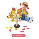 Wooden Simulation Mosaic Foliage Tree Building Block Multi Color