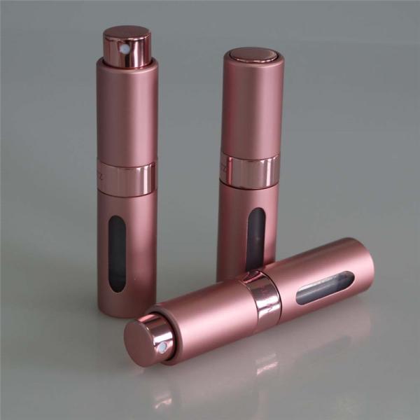 Refillable perfume atomiser with funnel empty small pocket isze perfume spray bottle