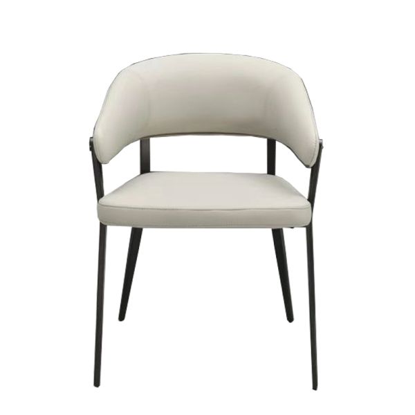 Modern Comfortable Dining Chairs Restaurant Metal Base And Fabric Seat Chair Sets