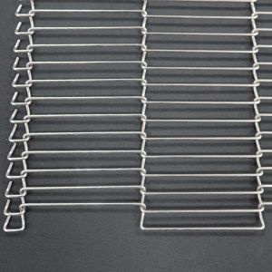 China Baking Oven Ladder Conveyor Belt 5mm To 15mm Pitch Conveyor Wire Mesh Belt on sale