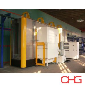 Quality Automatic Stainless Steel Powder Coating Booth With Customized Techcnical Data for sale
