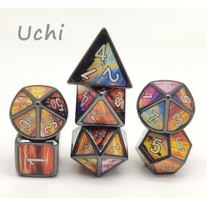 Quality Polyhedral Tiny Dice Set Lightweight Multipurpose Hand Carved for sale