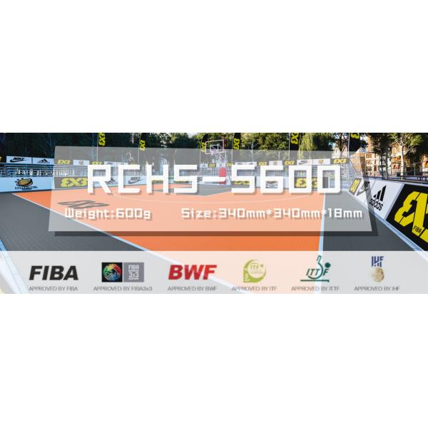 Pp Modular Interlocking Pickleball Sport Court Floor Tiles 3x3 Basketball Court Flooring