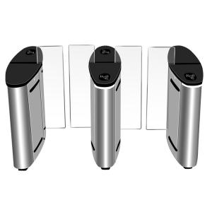 China Access Control Face Recognition Gate Turnstile With LED Direction Indication on sale