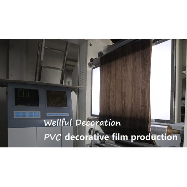Vinyl PVC Printing Film Wooden Designs Width 1.0 / 1.3 Meter