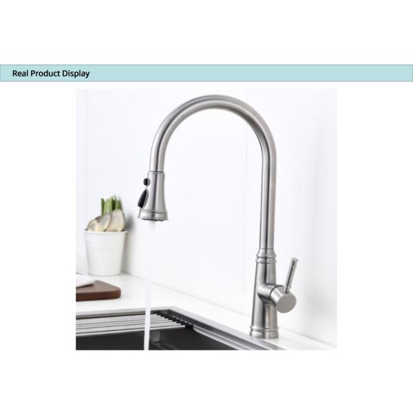 Three Mode Spray Head Kitchen Faucet Touch Control Kitchen Tap CUPC 5.24L/Min