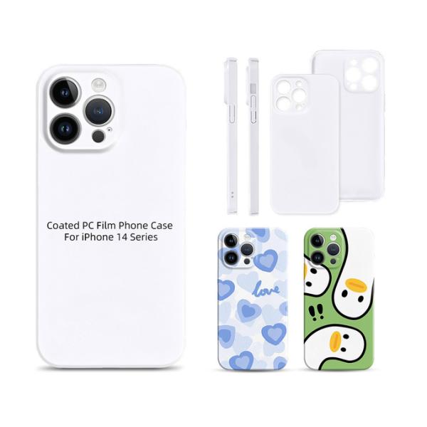 White 3D Sublimation Thin Phone Case For IPhone 14 15 16 Pro Plus DIY Phone Cases