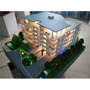 Quality Handmade 3D Printed House Model , Display Use Plastic Architectural Model for sale