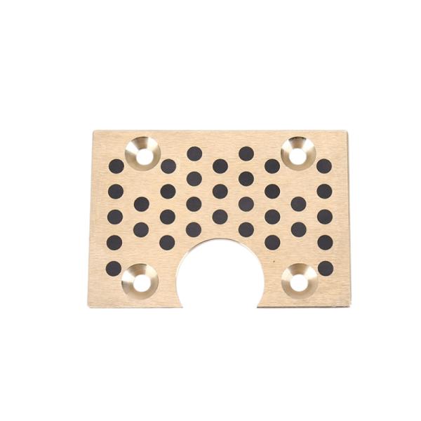 Anti Corrosion Self Lube Wear Plates Tin Bronze Graphite Plugged Bearing