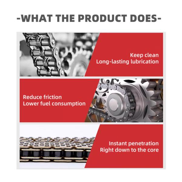 450ml Motorcycle Chain Lubricant Wear Resistant Motorcycle Chain Oil Long Lasting