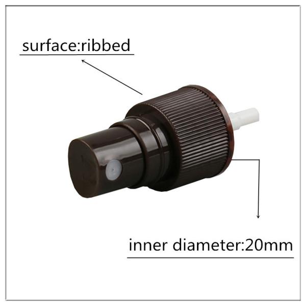 20mm Brown Full Cover Perfume Pump Sprayer Full Cover With Customized Color