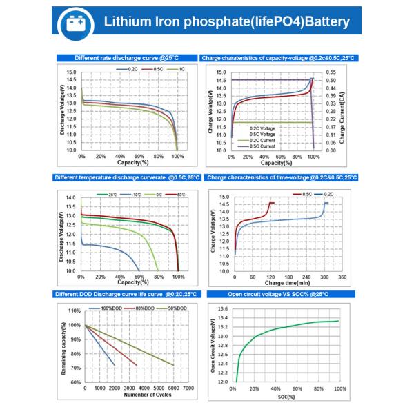 Lifepo4 UPS Accumulator Solar Golf Cart Battery Electric Cars 100Ah 24V Rechargeable Battery Pack
