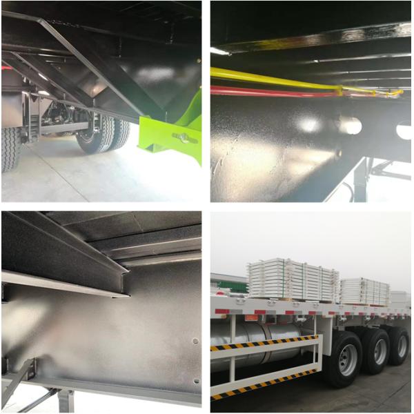 50T Loading 3 Axles Cargo Transport Fence Semi Trailer