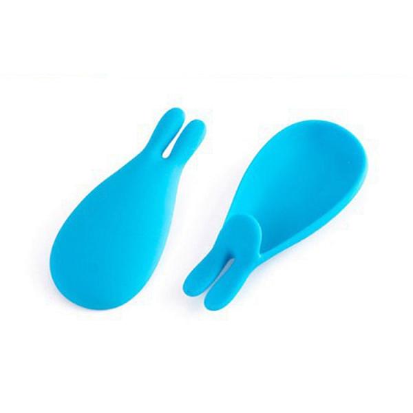 Beautiful Rabbit Tea Bag Holder Cute Silicone Cup Hanging Tool Gift Coffee Tea Spoon Holder