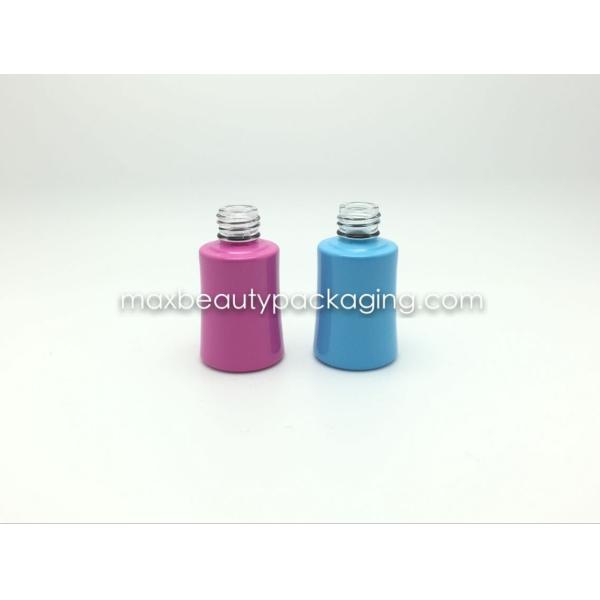 thick and strong powder coating gel polish bottle uv coating color availbale nail polish packaging environment friendly