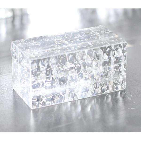 Eco Friendly Parallel Crystal Predrilled 6x8 Glass Block Bricks