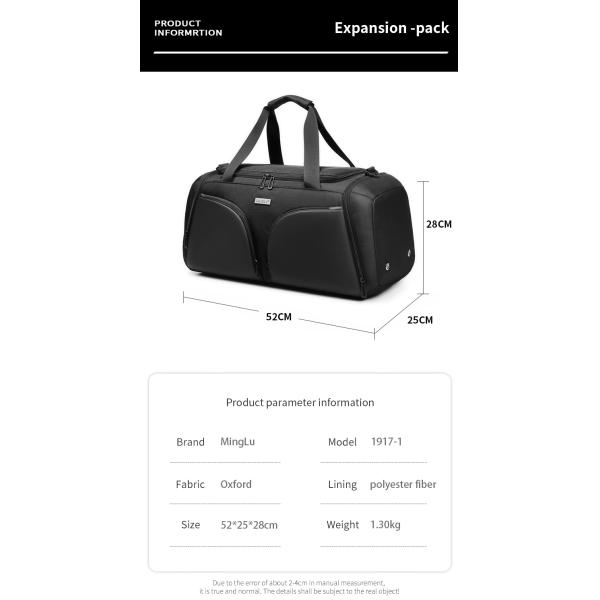 New factory wholesale duffle bag large capacity custom gym sports bag outdoor waterproof travel bag men
