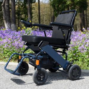 Quality Folding Motorized Lightweight Wheelchair Aluminum Alloy for sale