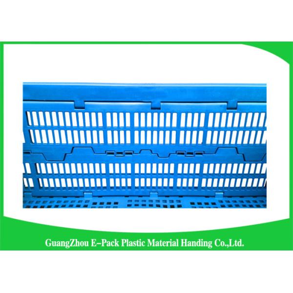 Virgin PP Black Plastic Storage Boxes , Recyclable Collapsible Plastic Containers