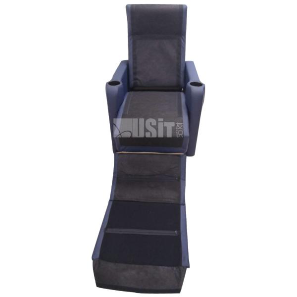 BS5852 Home Recliner Chair Cover Replaceable Leather Armchair Living Room Sofa