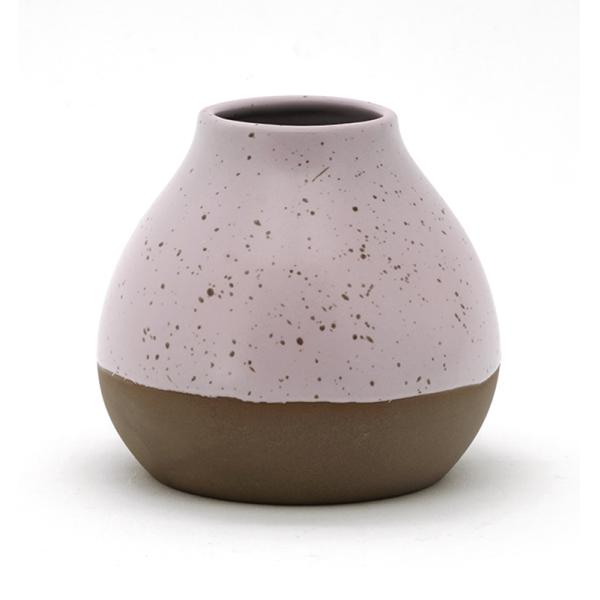 8 inch 7 inch 4 inch ceramic flower pots Creative style design ceramic flower vase pink vase