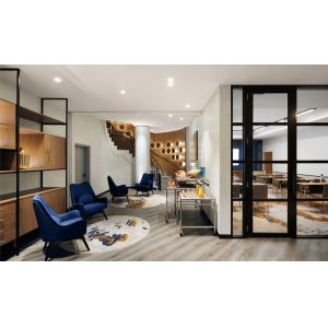 Laminated HPL PVC Bedroom Flat Pack Furniture Bedroom Sets ODM