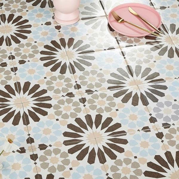 Gray and Blue 20x20cm Ceramic Rustic Tile for Bathroom Floor and Wall