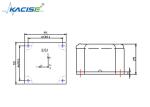 Automobile Triaxial Acceleration Sensor , Accelerometer Impact Sensor