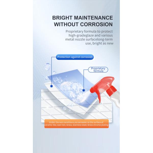 Customized Shower Bathroom Tile Cleaner Spray Grout Remover 500ml