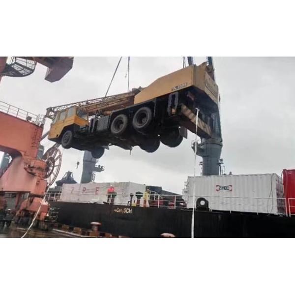 XCMG QY50K2 Second Hand Crane , Yellow Color Used Hydraulic Truck Crane