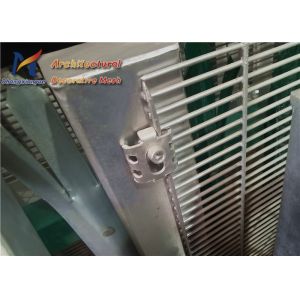 Quality 76.2mm 12.7mm 358 Anti Climb Mesh White 16 Gauge Galvanized Wire Mesh for sale