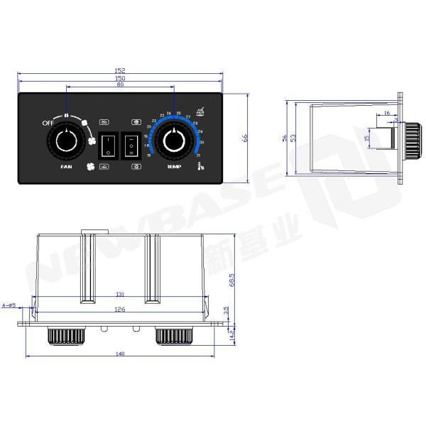 Universal Electric Vehicle EV Junction Box For CAN Bus System Customized