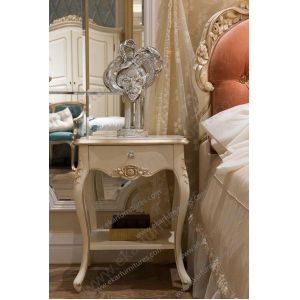 Luxury Wooden Bedroom Furniture Wood nightstand with drawers FN-103B
