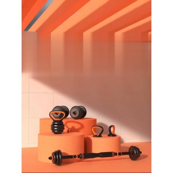 30 Pound 40 KGS Dumbbell Barbell Kettlebell Set Adjustable Weights ODM