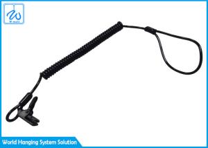 Quality Retractable Loop Lanyard With Fixed Clip Custom Printed Lanyard For Safety Fall Protection for sale