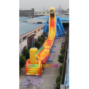 Quality Customized 0.9mm Slide Inflable Jumping Castle Combo for sale