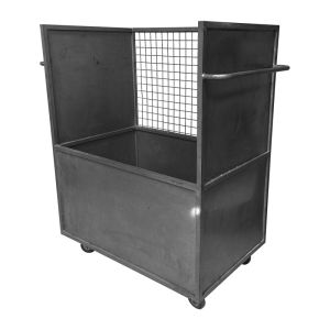 Quality Warehouse Collapsible 500KGS Q235 Steel Metal Pallet Cages for sale