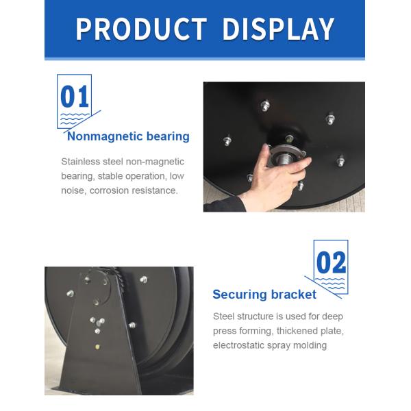 Flow Rate 1 Inch Fuel Hose Reel for Tanker Truck 10m 15m 20m 30m Heavy duty Reel