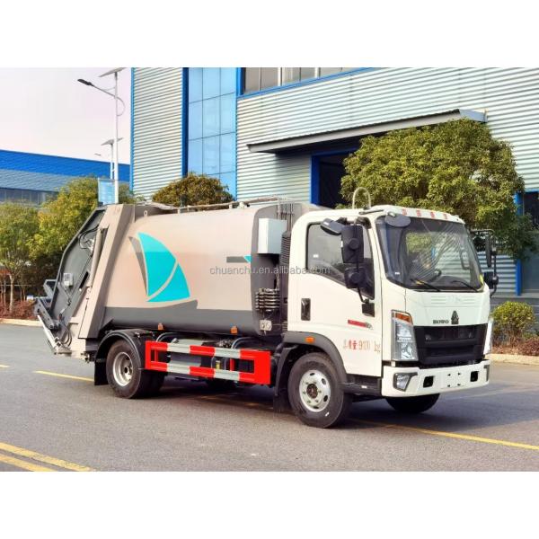 Diesel Fuel Type 8cbm Garbage Compression Truck for Sanitation and Compacted Garbage Collection